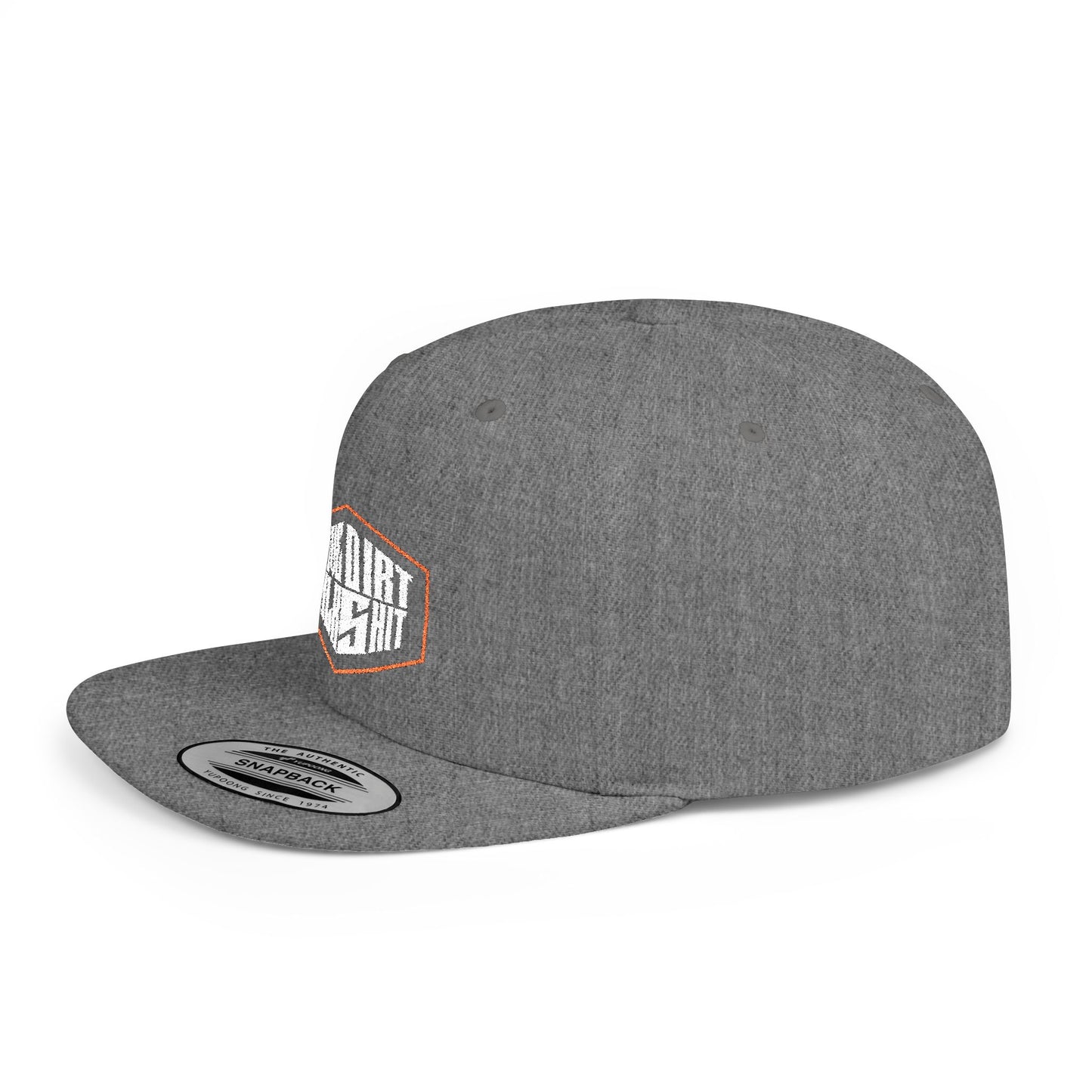 Move Dirt Talk Shit Flat Bill Snapback