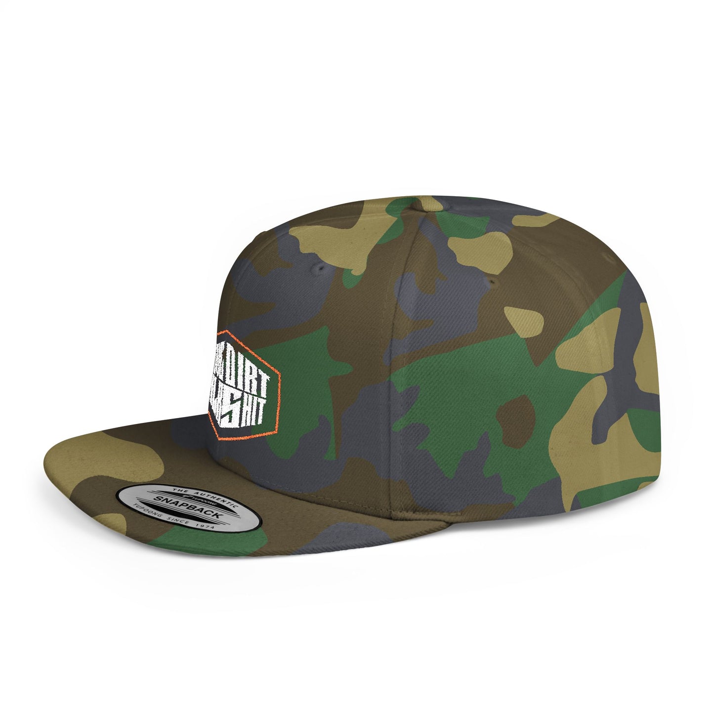 Move Dirt Talk Shit Flat Bill Snapback