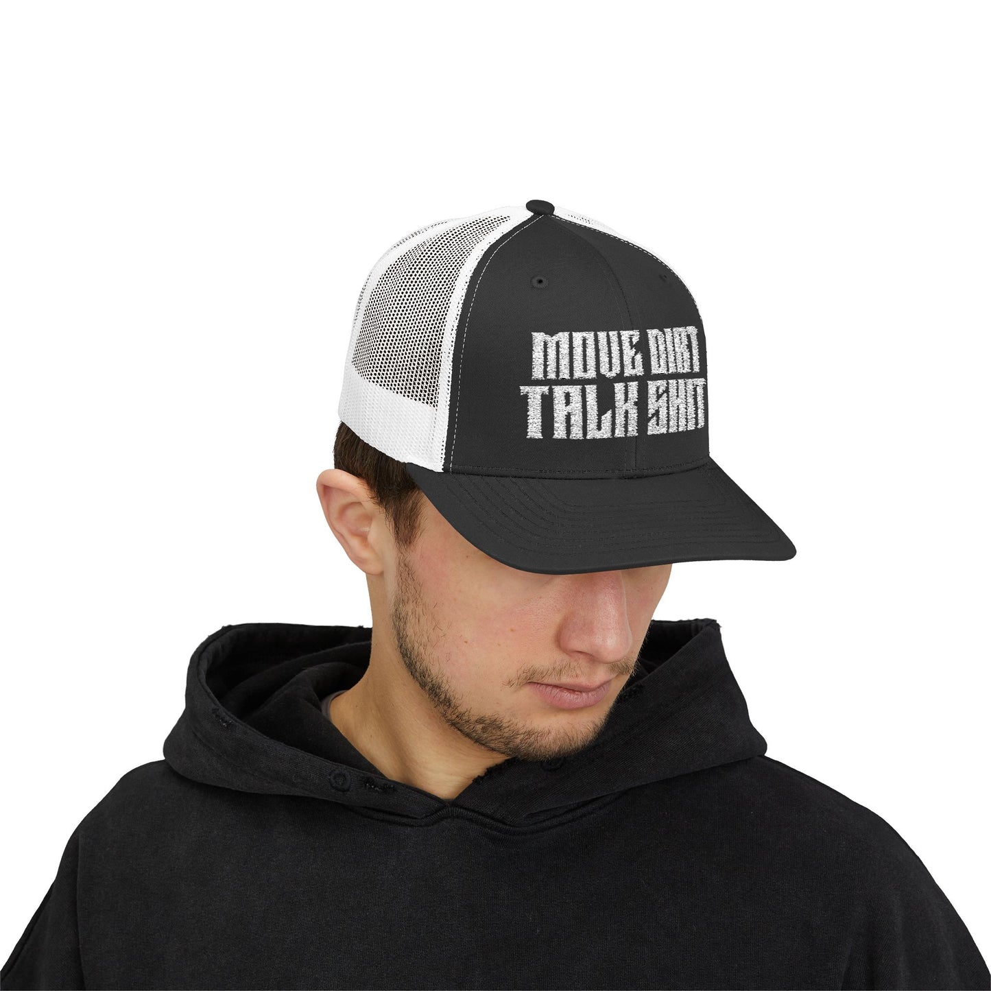 Move Dirt Talk Shit Snapback Trucker Cap