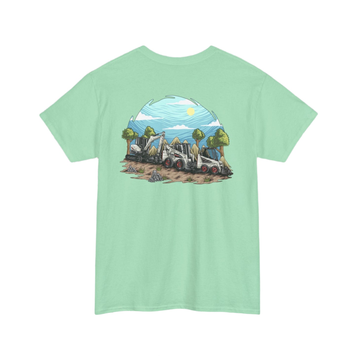 Full Front Dirt Society Logo Heavy Cotton Tee
