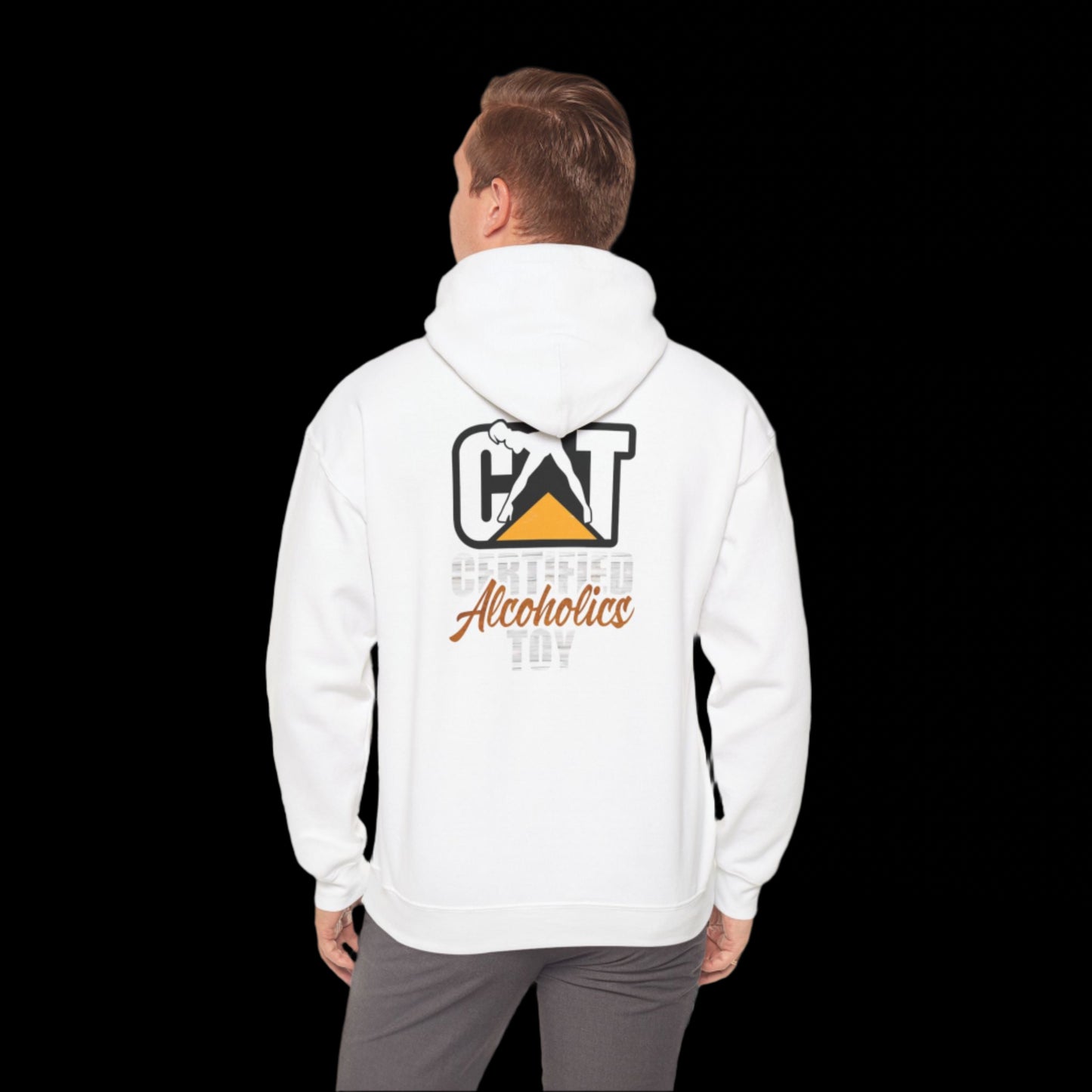 CAT Stripper theme- Heavy Blend™ Hooded Sweatshirt