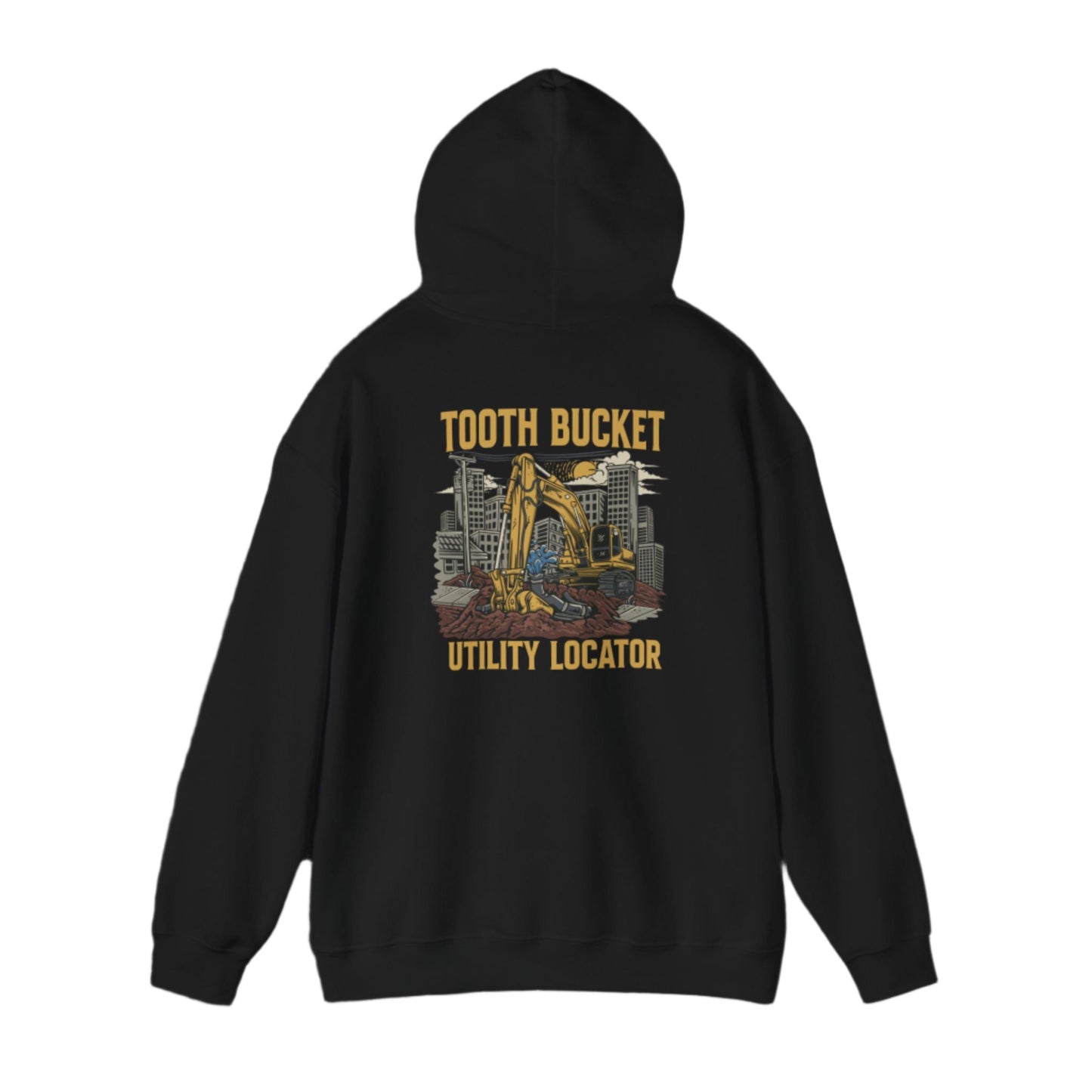 Tooth Bucket Utility Locator-Heavy Blend™ Hooded Sweatshirt