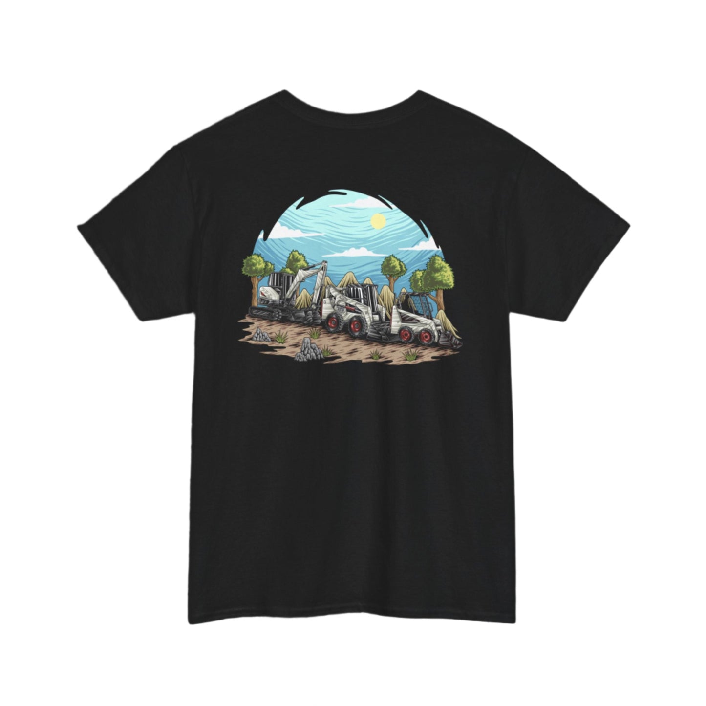 Full Front Dirt Society Logo Heavy Cotton Tee