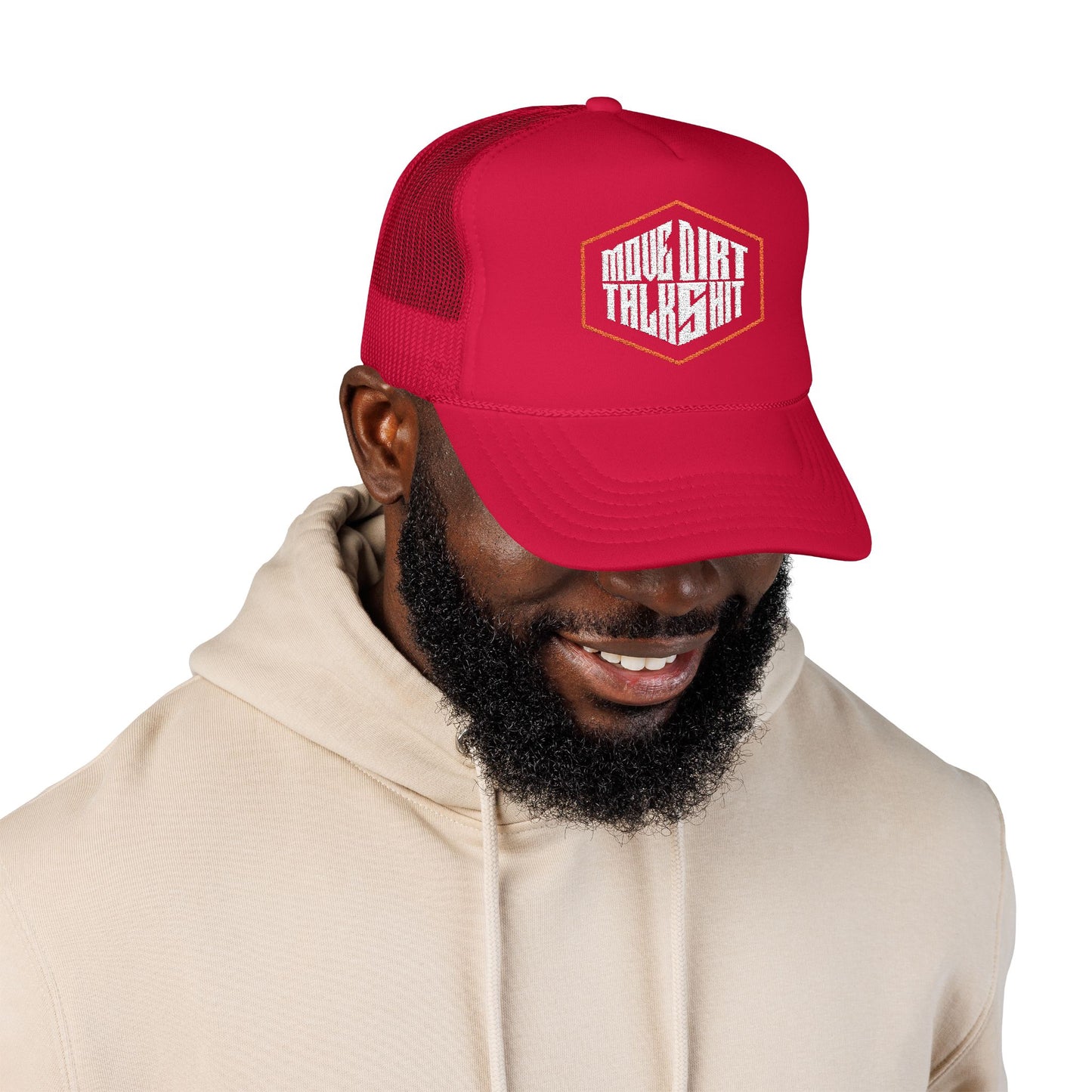 Move Dirt Talk Shit Foam Trucker Hat