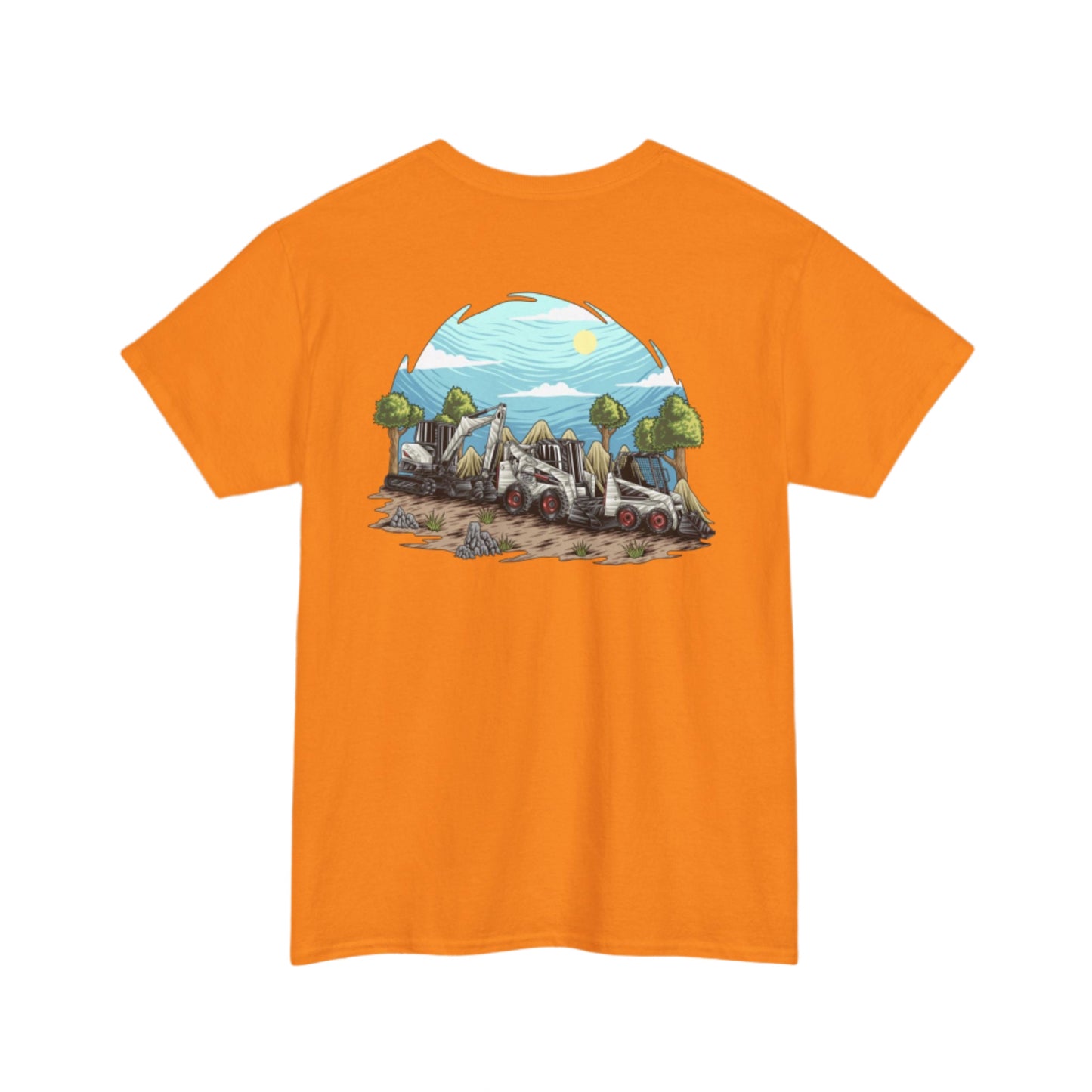 Full Front Dirt Society Logo Heavy Cotton Tee