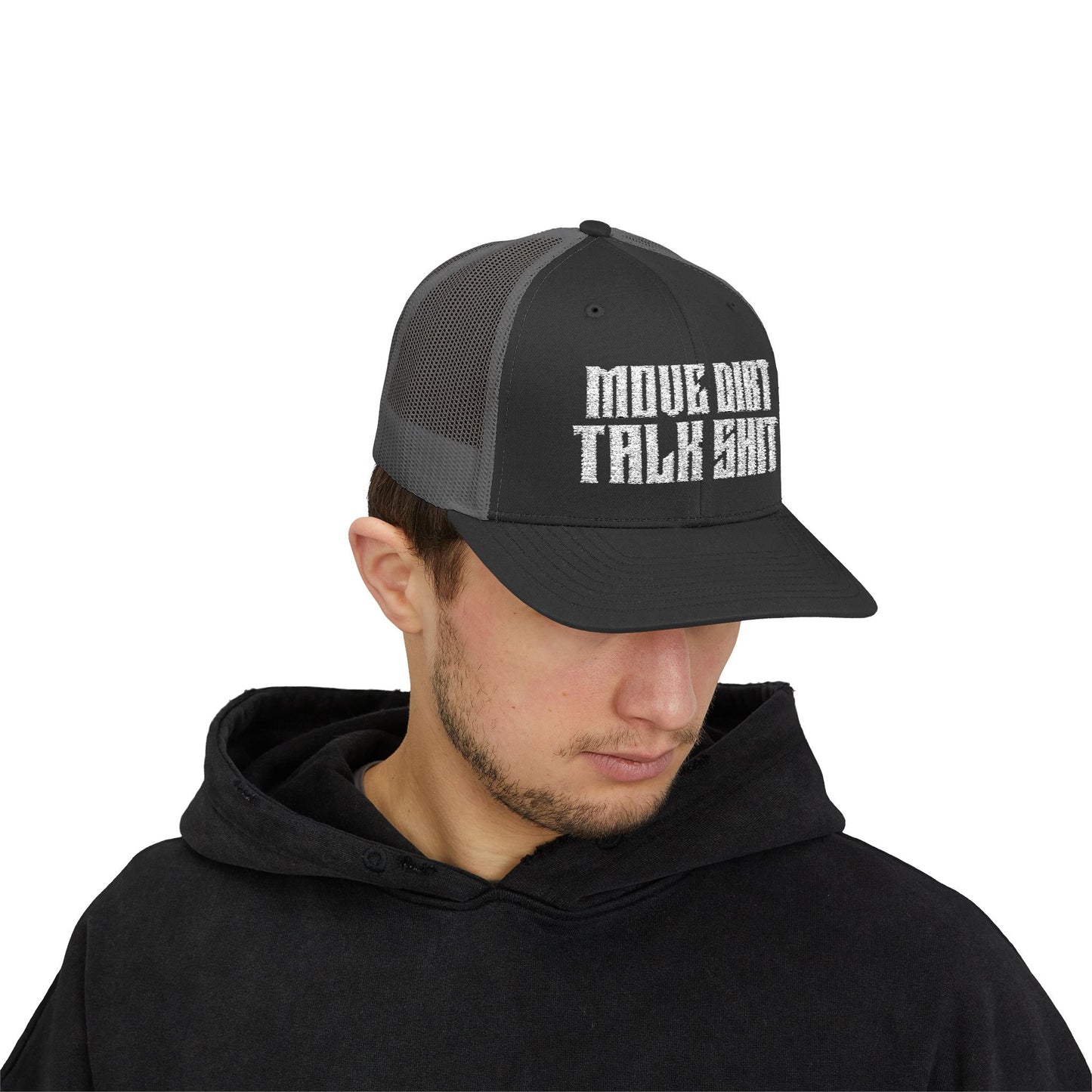 Move Dirt Talk Shit Snapback Trucker Cap