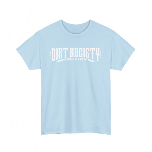 Full Front Dirt Society Logo Heavy Cotton Tee