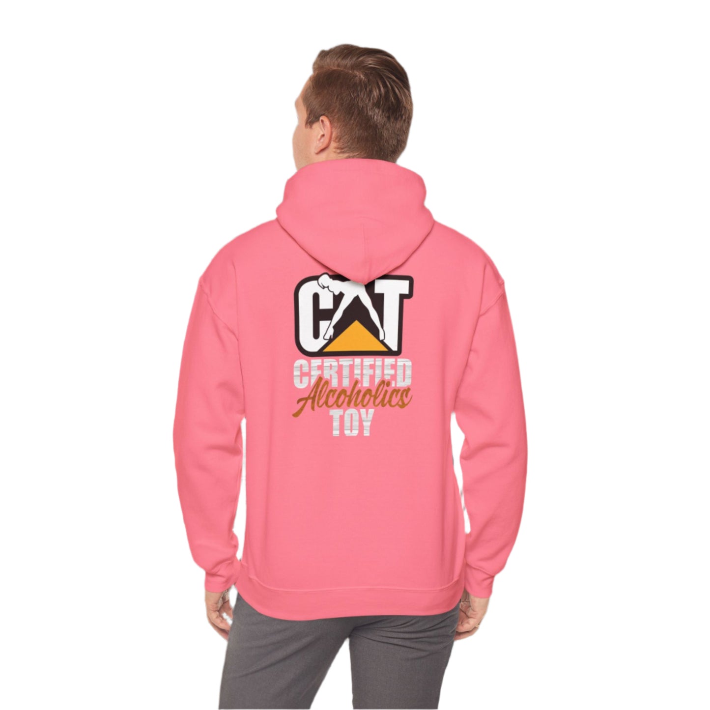 CAT Stripper theme- Heavy Blend™ Hooded Sweatshirt