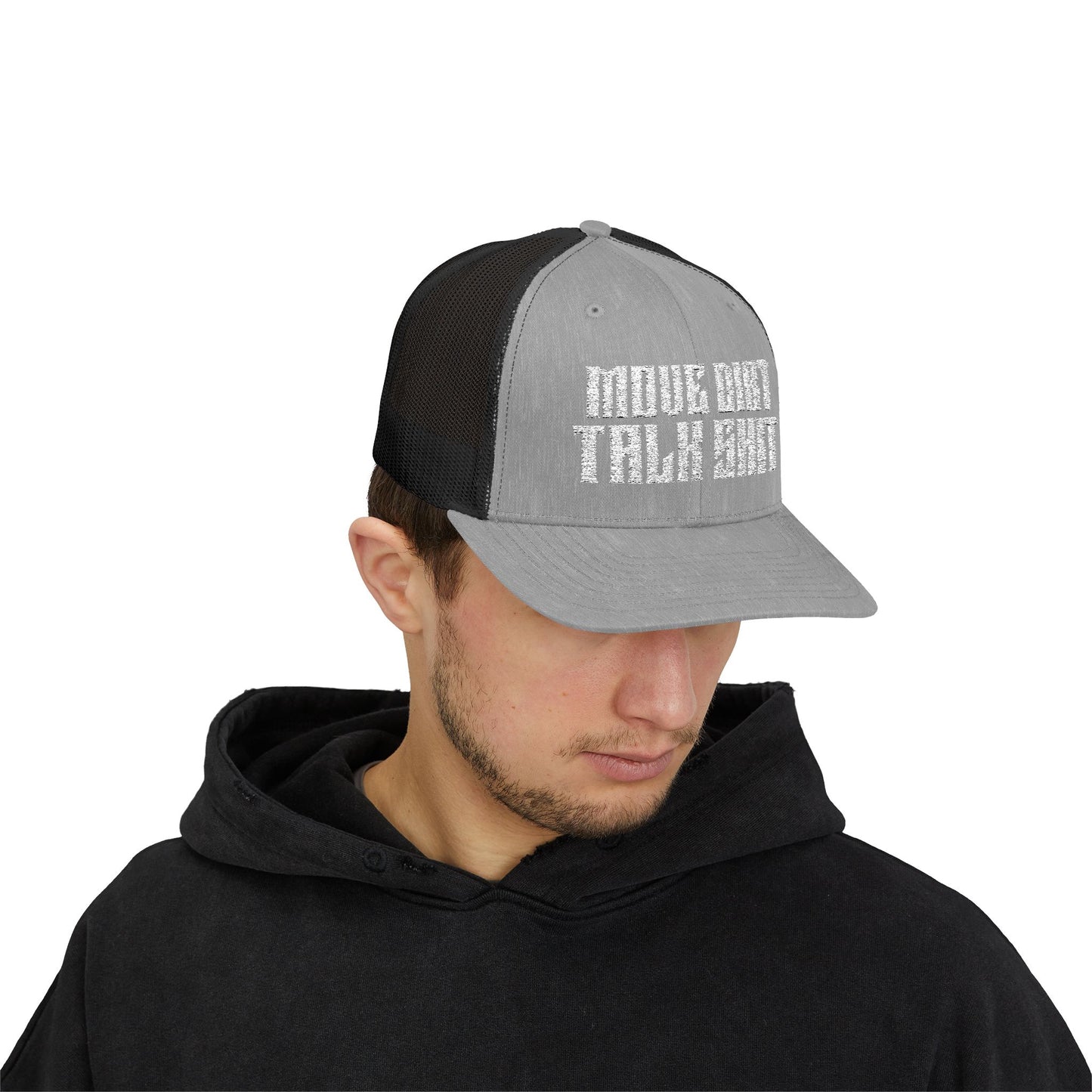 Move Dirt Talk Shit Snapback Trucker Cap