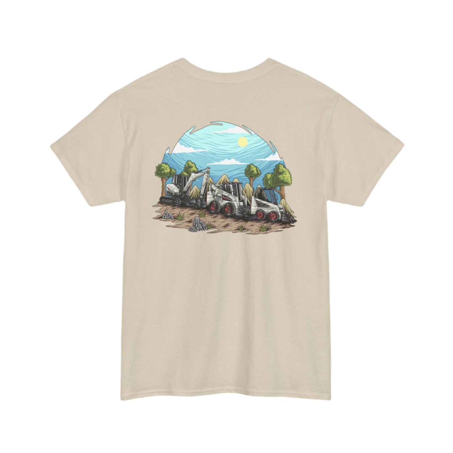 Full Front Dirt Society Logo Heavy Cotton Tee