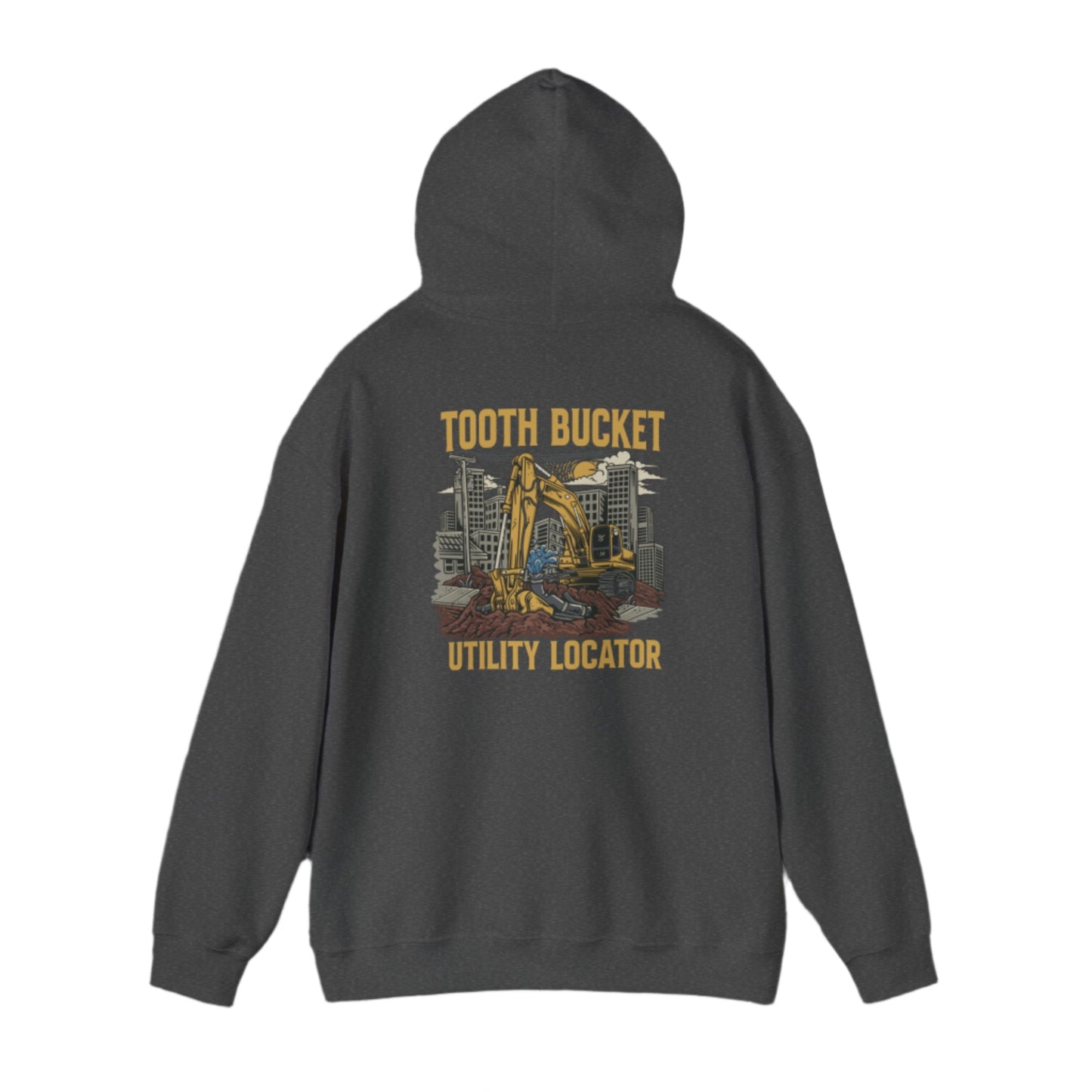 Tooth Bucket Utility Locator-Heavy Blend™ Hooded Sweatshirt