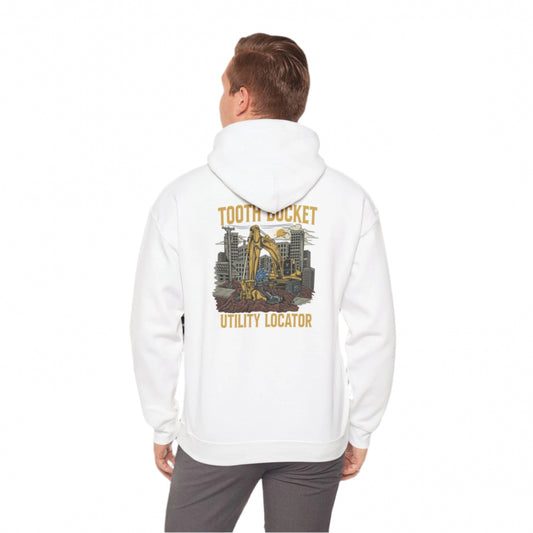 Tooth Bucket Utility Locator-Heavy Blend™ Hooded Sweatshirt