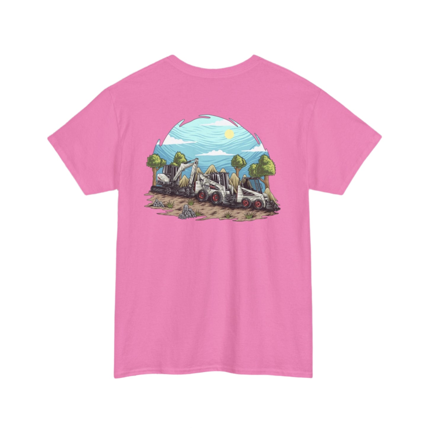 Full Front Dirt Society Logo Heavy Cotton Tee
