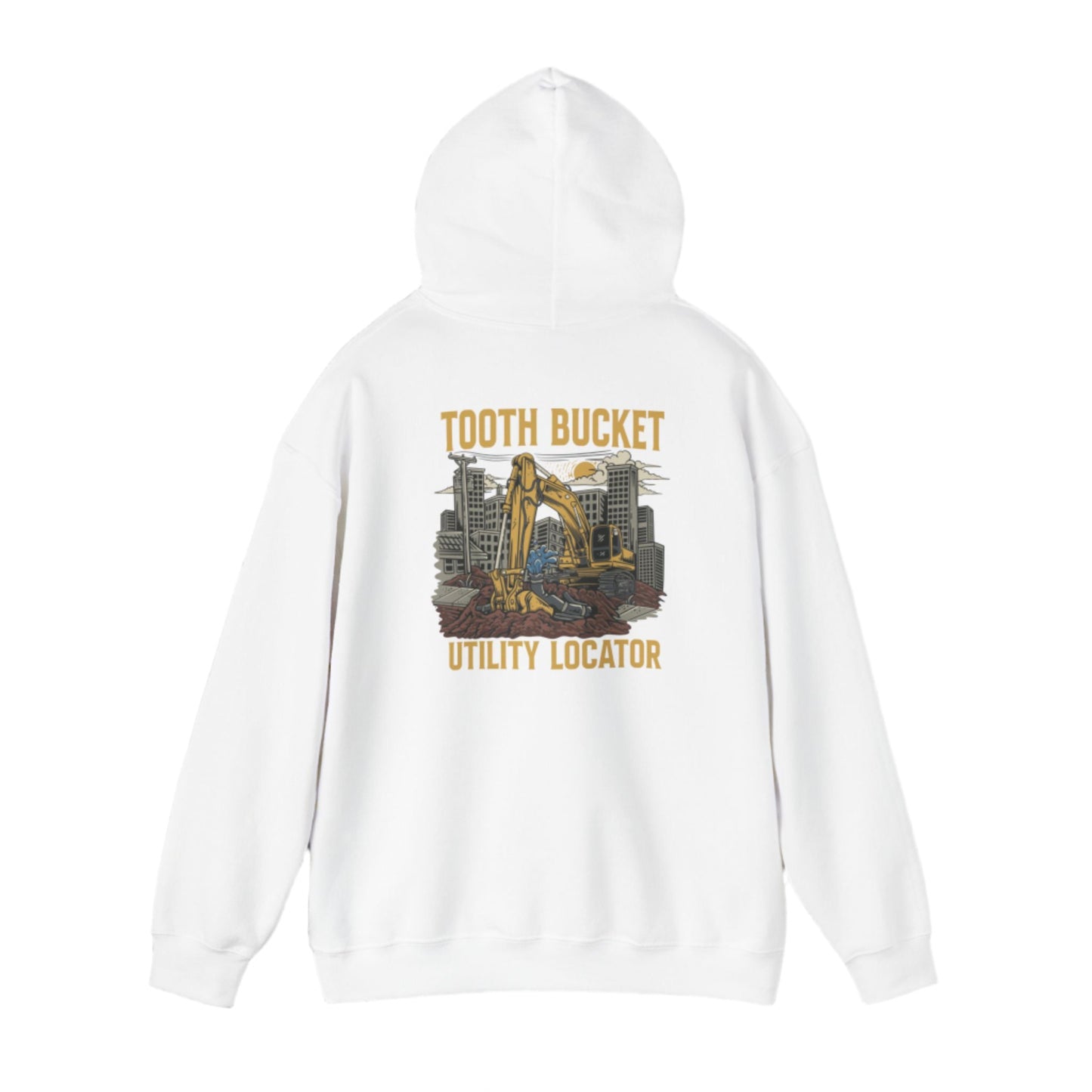 Tooth Bucket Utility Locator-Heavy Blend™ Hooded Sweatshirt