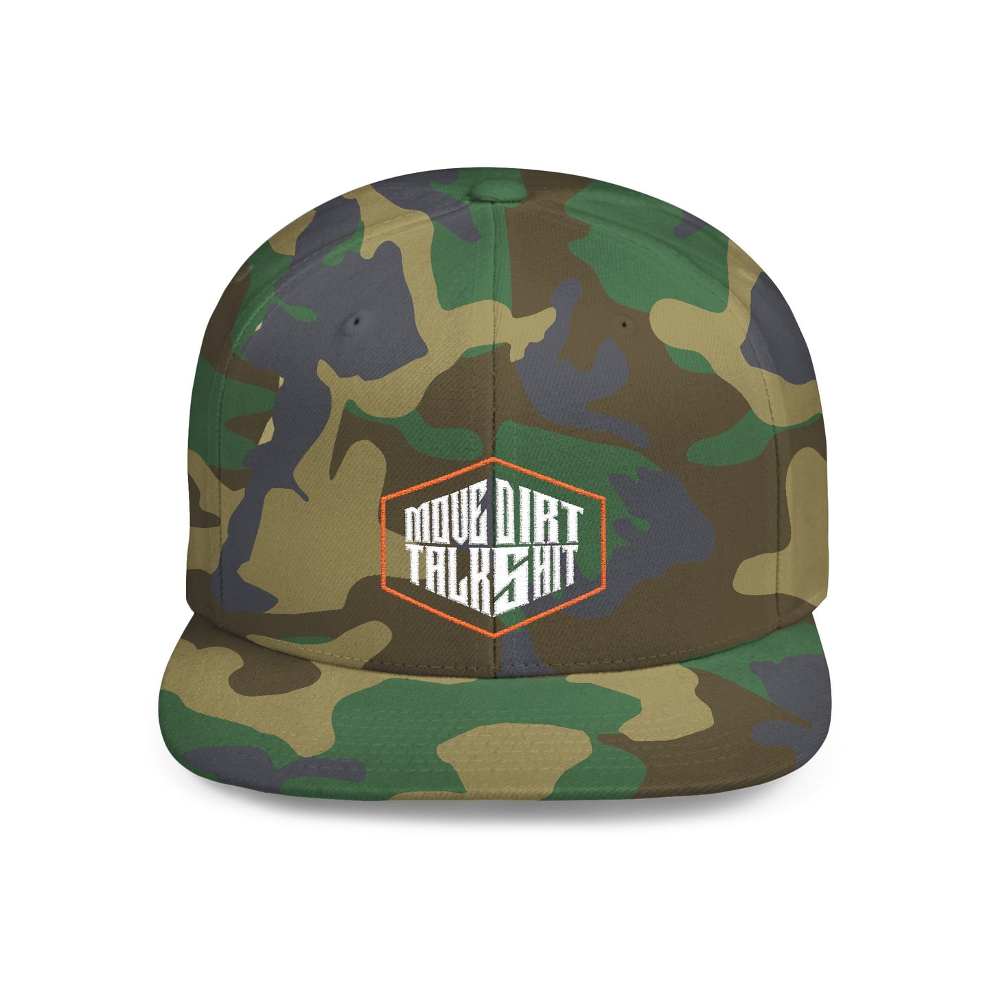 Move Dirt Talk Shit Flat Bill Snapback