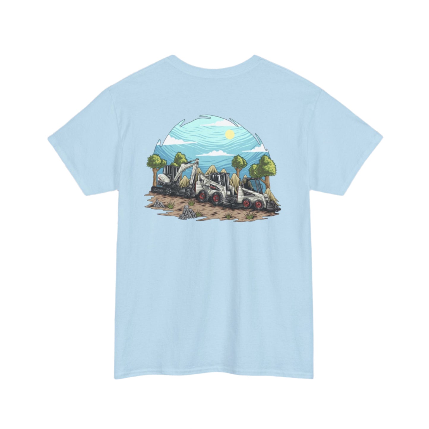 Full Front Dirt Society Logo Heavy Cotton Tee