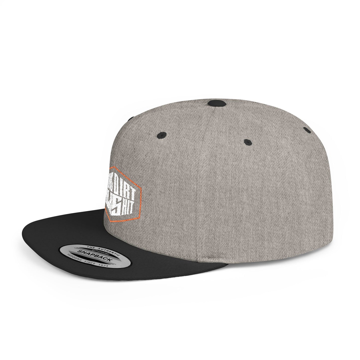 Move Dirt Talk Shit Flat Bill Snapback