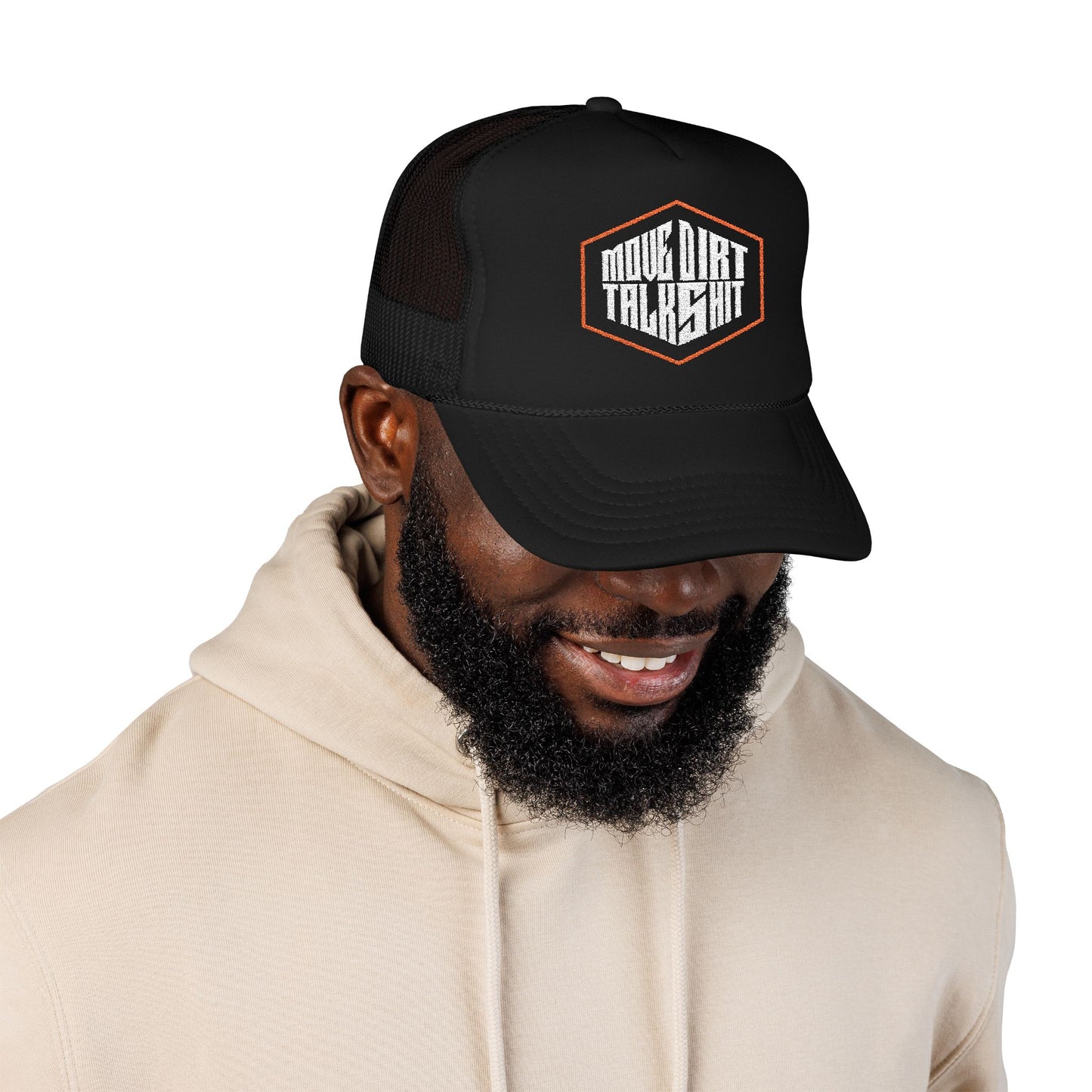 Move Dirt Talk Shit Foam Trucker Hat
