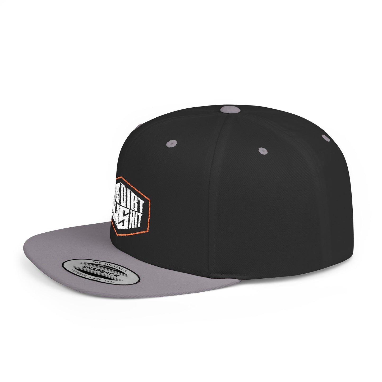 Move Dirt Talk Shit Flat Bill Snapback