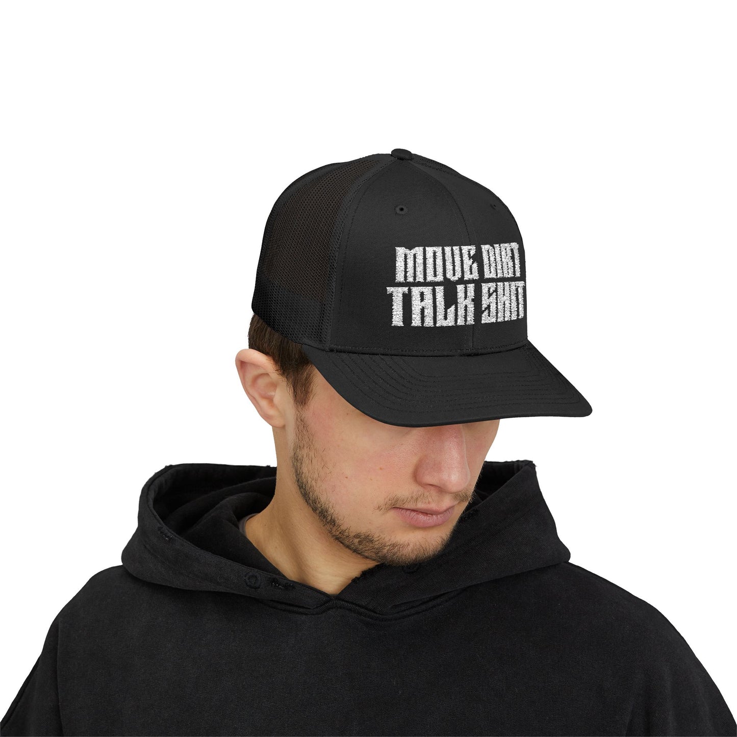 Move Dirt Talk Shit Snapback Trucker Cap