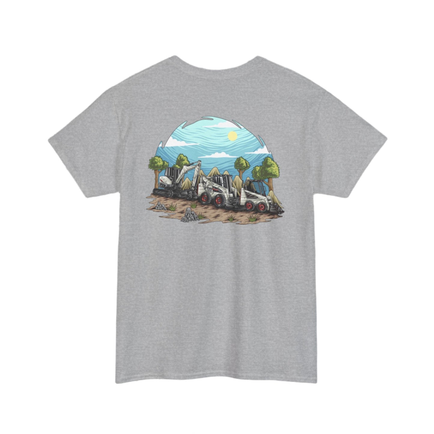 Full Front Dirt Society Logo Heavy Cotton Tee