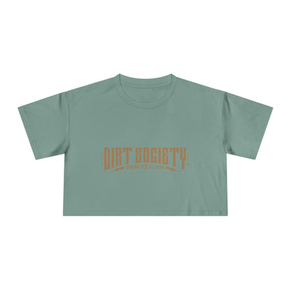 Dirt Society Women's Crop Tee -