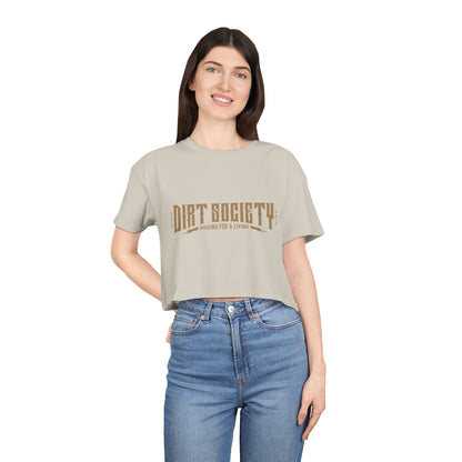 Dirt Society Women's Crop Tee -