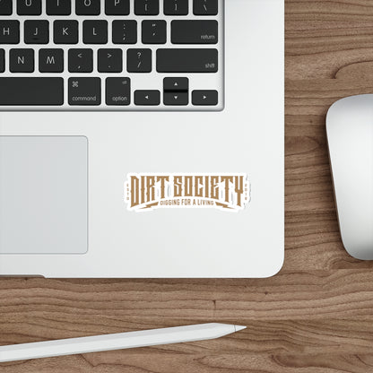 Dirt Society Logo Die-Cut Stickers | Water-Resistant | Dirt Society