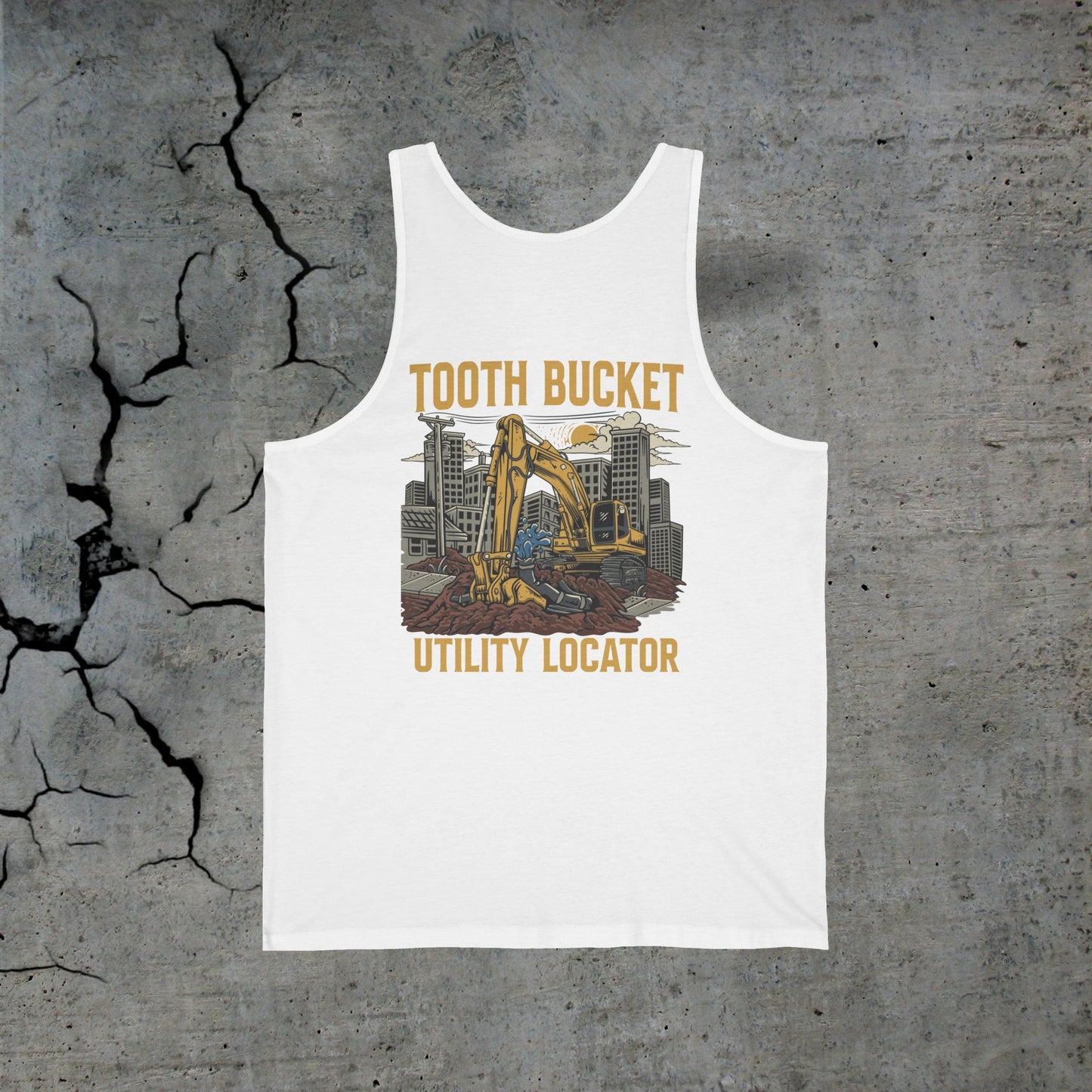 Tooth Bucket Utility Locator- Jersey Tank