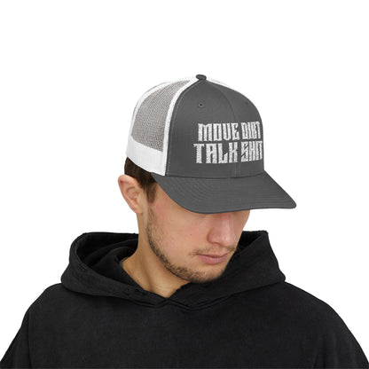 Move Dirt Talk Shit Snapback Trucker Cap