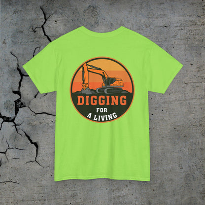 Digging For a Living Unisex Heavy Cotton Tee