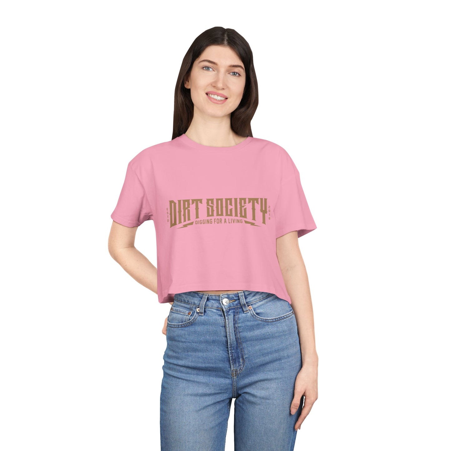 Dirt Society Women's Crop Tee -