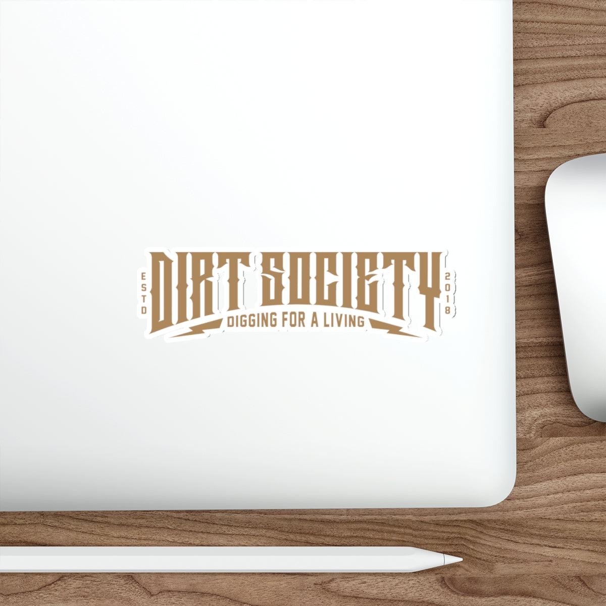 Dirt Society Logo Die-Cut Stickers | Water-Resistant | Dirt Society