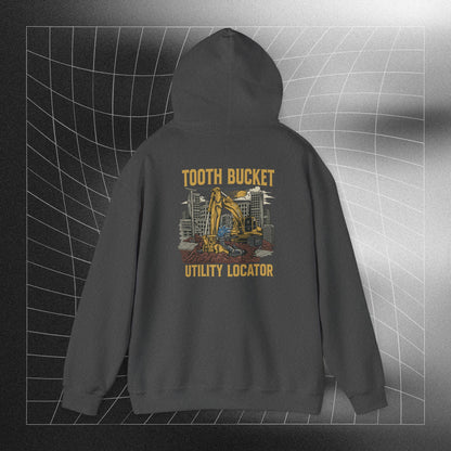 Tooth Bucket Utility Locator-Heavy Blend™ Hooded Sweatshirt