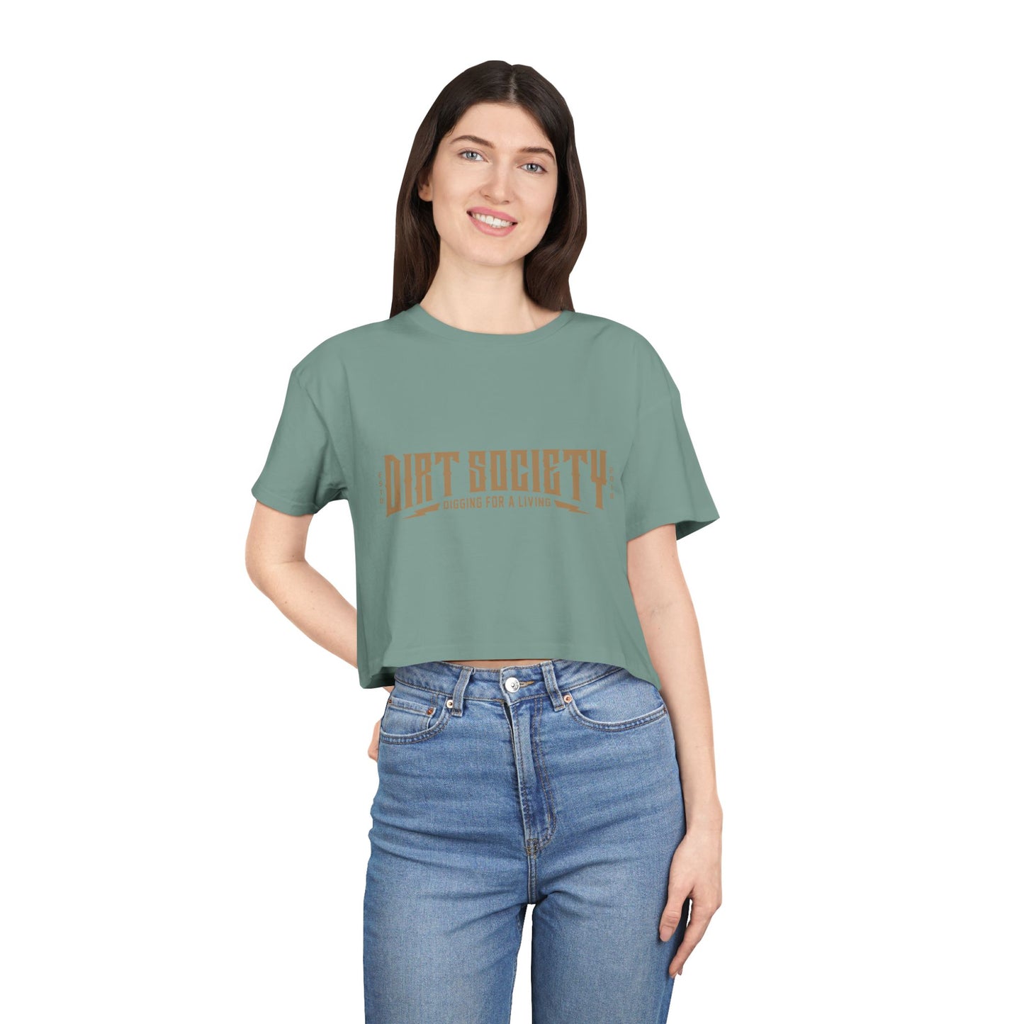 Dirt Society Women's Crop Tee -