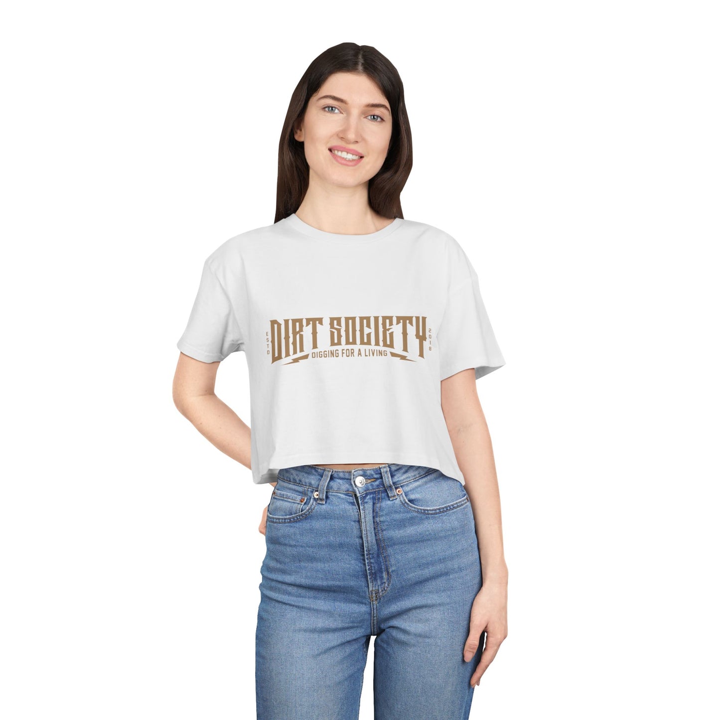 Dirt Society Women's Crop Tee -