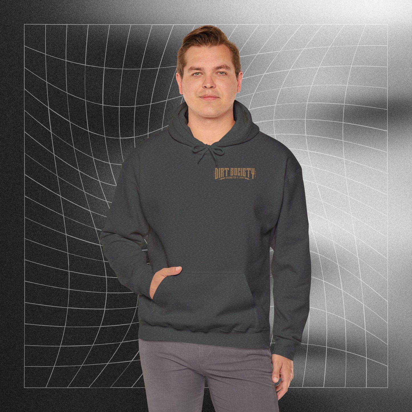 Tooth Bucket Utility Locator-Heavy Blend™ Hooded Sweatshirt