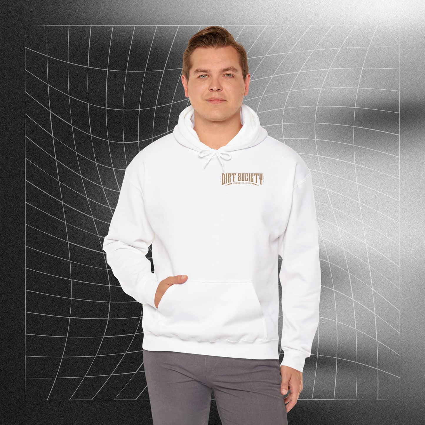 Tooth Bucket Utility Locator-Heavy Blend™ Hooded Sweatshirt