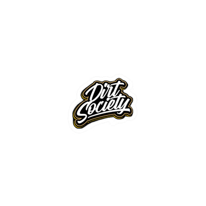 Dirt Society Vinyl Decals | UV Resistant & Removable