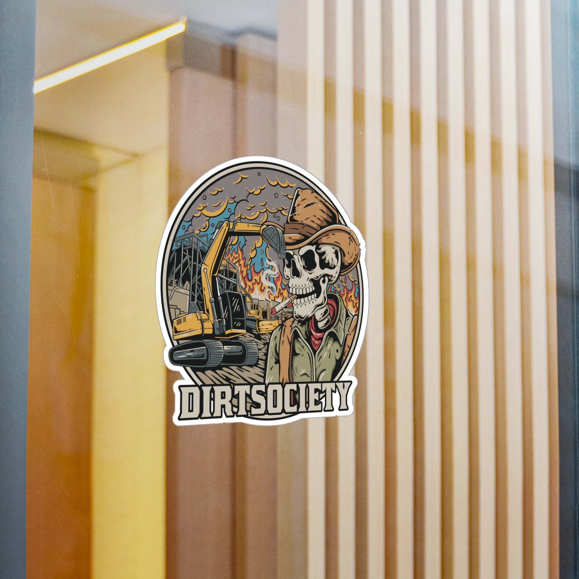 Dirt Society Vinyl Decal | Water & Scratch Resistant