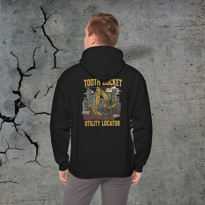 Tooth Bucket Utility Locator-Heavy Blend™ Hooded Sweatshirt