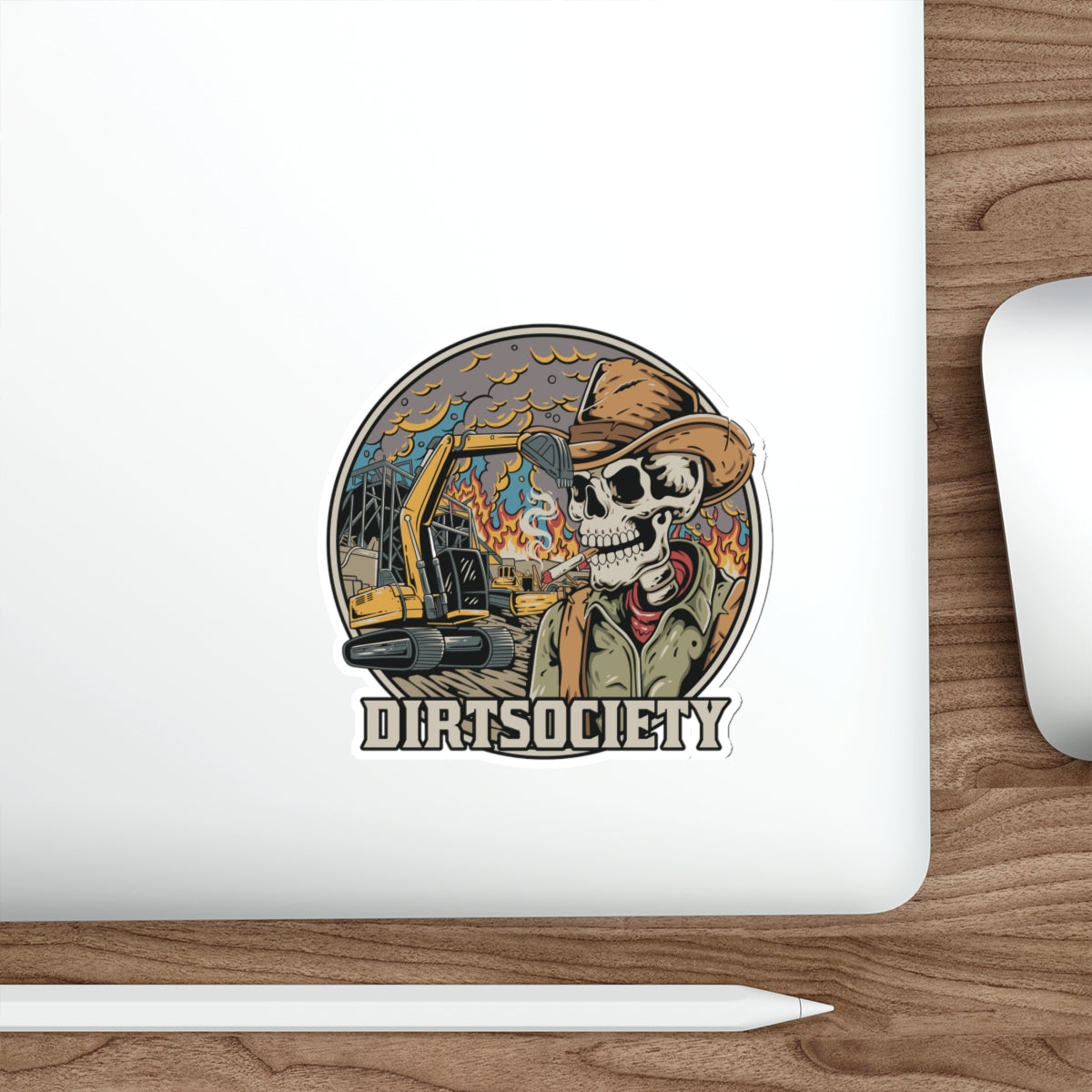 Dirt Society Die-Cut Stickers | Water-Resistant Vinyl | Dirt Society