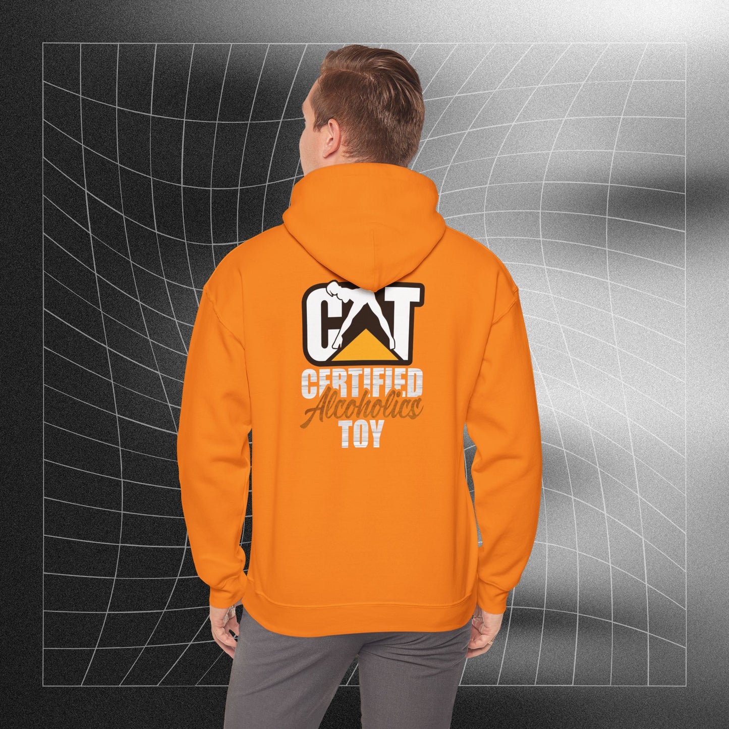 CAT Stripper theme- Heavy Blend™ Hooded Sweatshirt