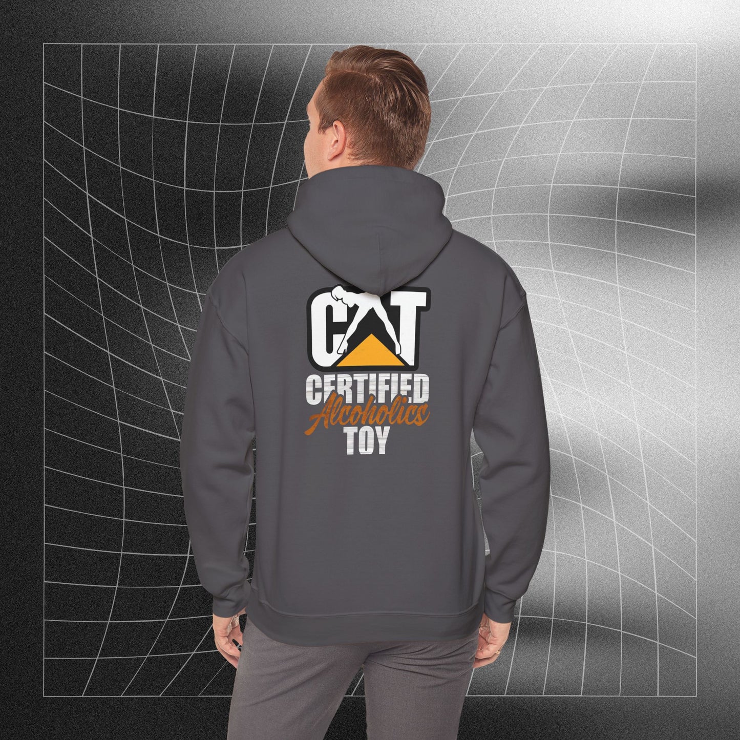 CAT Stripper theme- Heavy Blend™ Hooded Sweatshirt