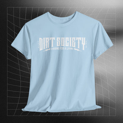 Full Front Dirt Society Logo Heavy Cotton Tee