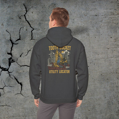 Tooth Bucket Utility Locator-Heavy Blend™ Hooded Sweatshirt